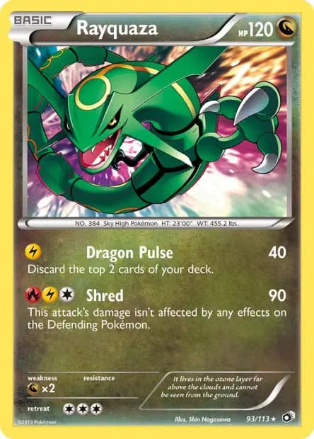 Rayquaza — Legendary Treasures