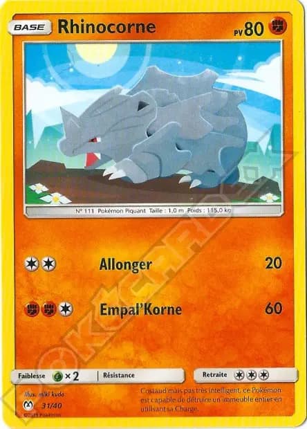 Rhyhorn — McDonald's Promo 2019