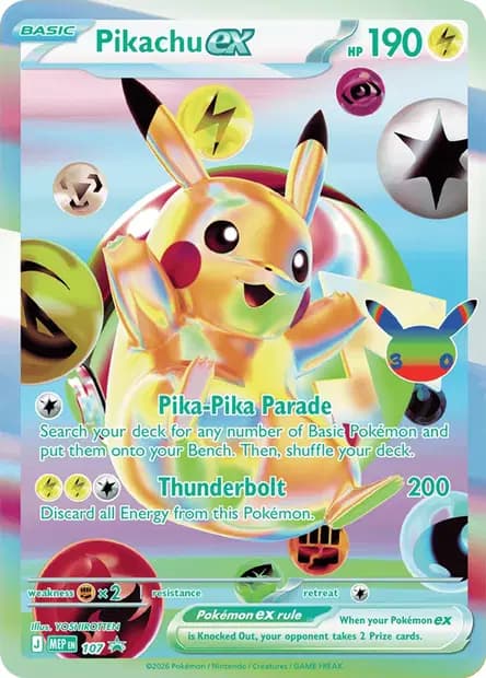 Pikachu — Promos Mega Evolution