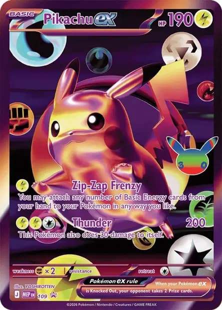 Pikachu — Promos Mega Evolution