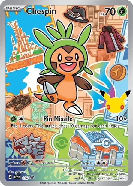 Chespin — Promos Mega Evolution