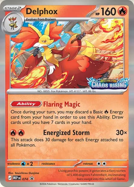 Delphox — Promos Mega Evolution