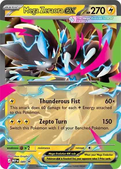 Zeraora — Promos Mega Evolution