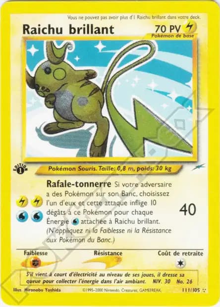 Raichu — Neo Destiny