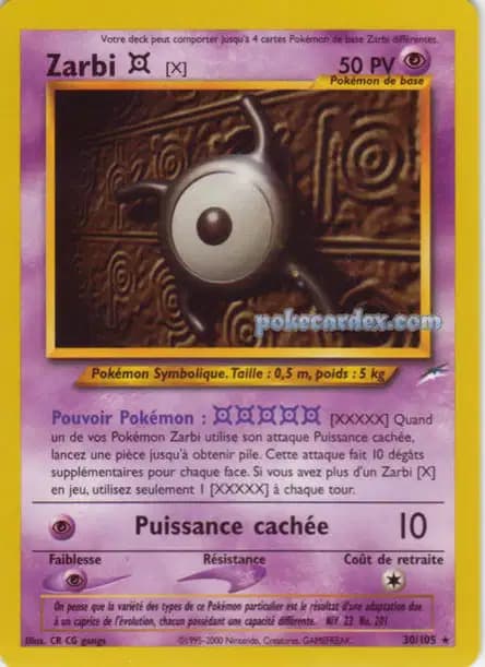 Unown — Neo Destiny
