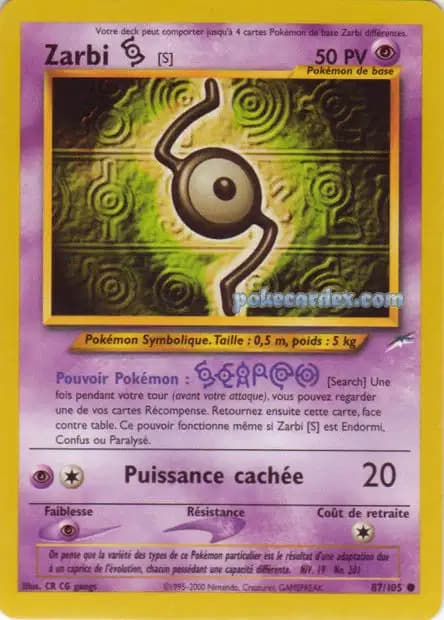 Unown — Neo Destiny