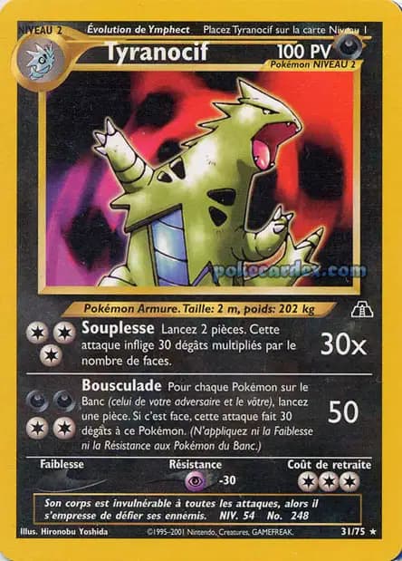 Tyranitar — Neo Discovery