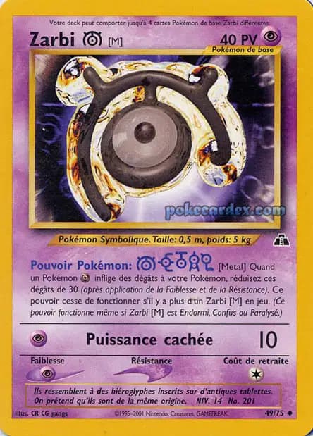Unown — Neo Discovery