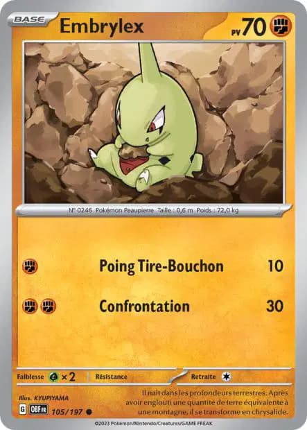 Larvitar — Obsidian Flames