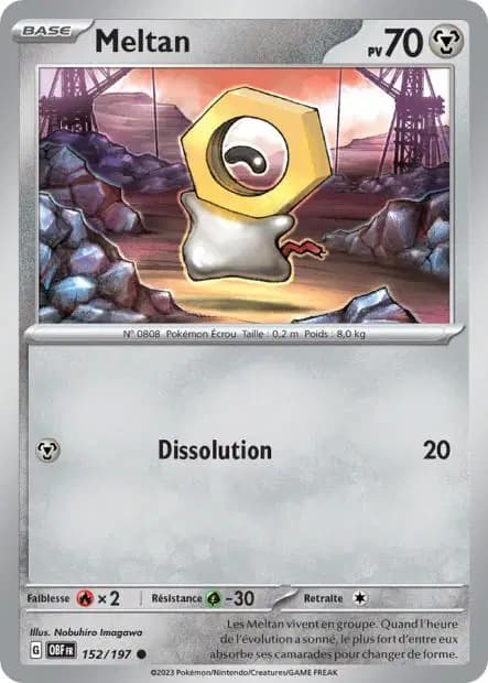 Meltan — Obsidian Flames