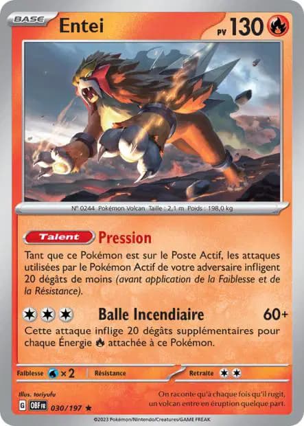 Entei — Obsidian Flames