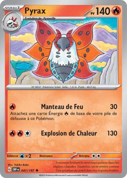 Volcarona — Obsidian Flames