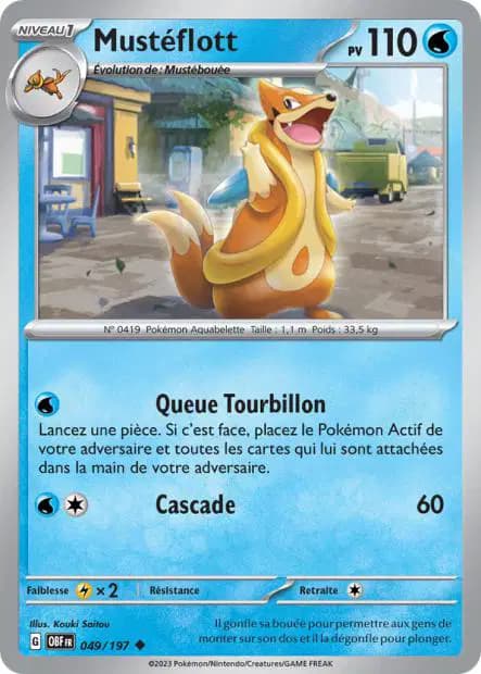 Floatzel — Obsidian Flames