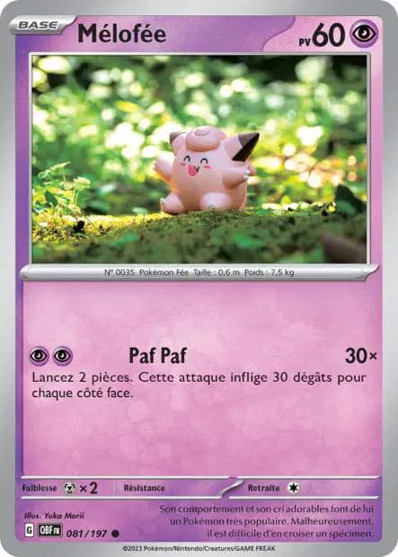 Clefairy — Obsidian Flames
