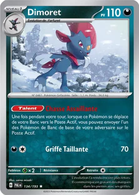 Weavile — Paldea Evolved