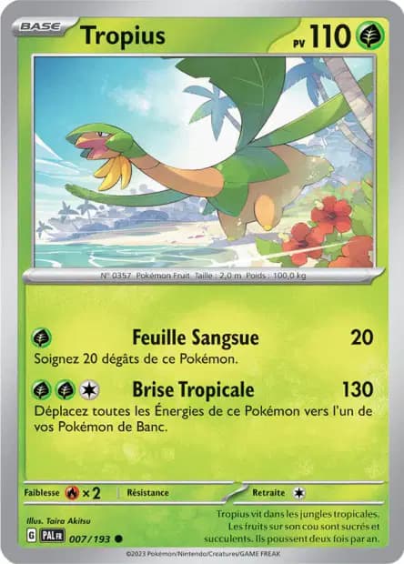 Tropius — Paldea Evolved