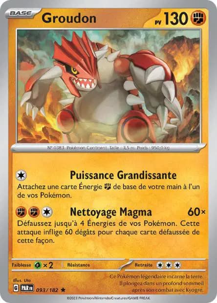 Groudon — Paradox Rift