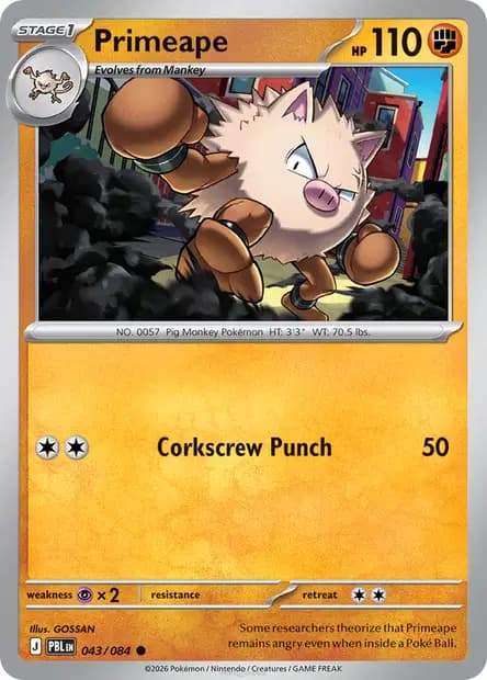 Primeape — Pitch Black