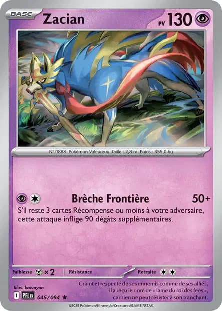 Zacian — Phantasmal Flames
