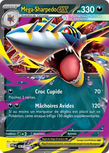 Sharpedo — Phantasmal Flames