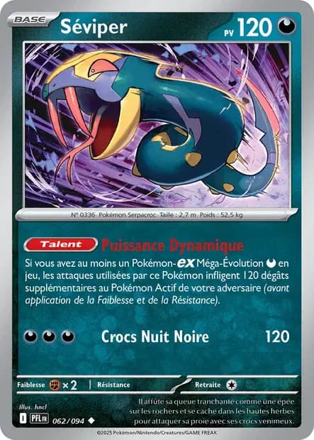 Seviper — Phantasmal Flames