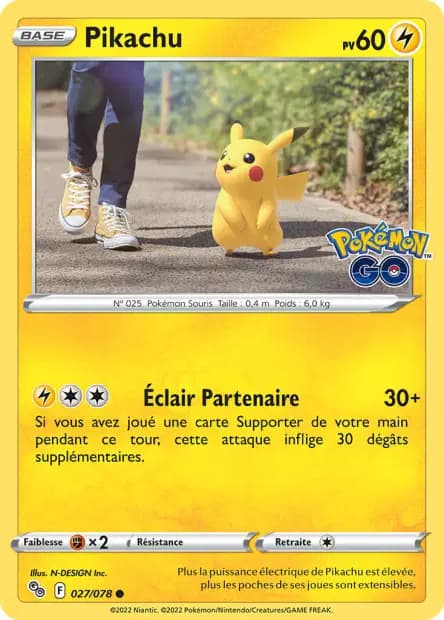 Pikachu — Pokémon GO