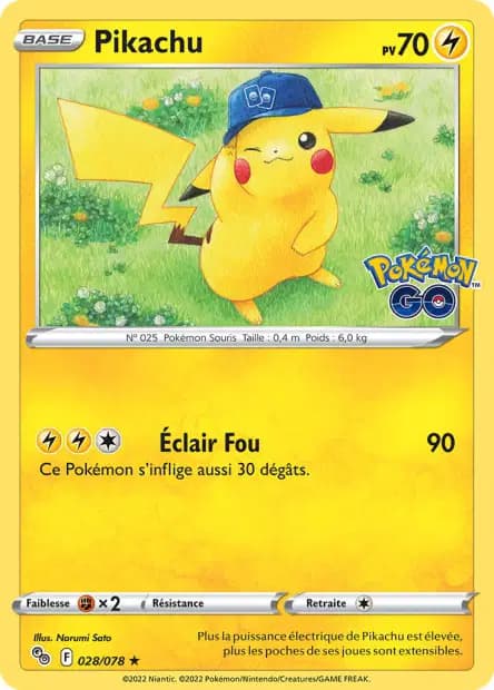 Pikachu — Pokémon GO