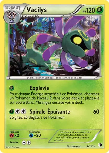 Cradily — Plasma Blast