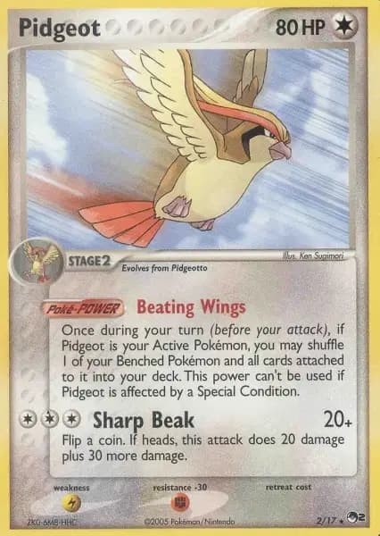 Pidgeot — POP Series 2