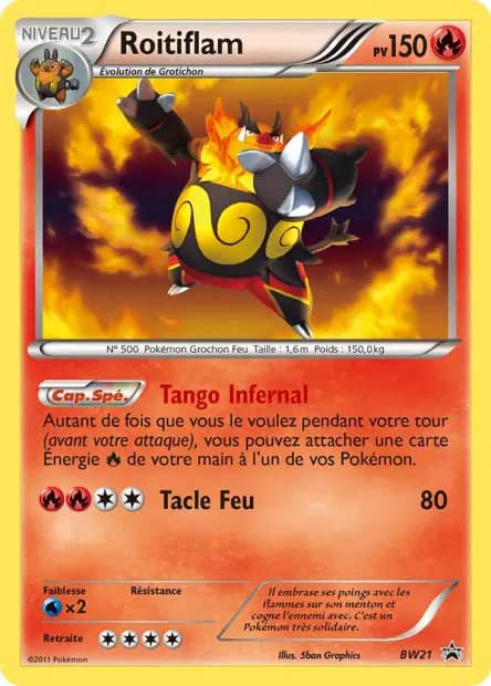 Emboar — Black & White Black Star Promos