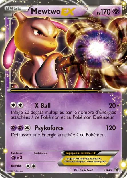 Mewtwo — Black & White Black Star Promos