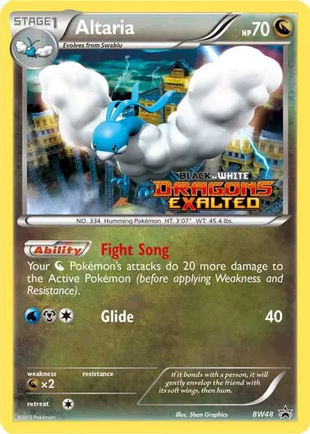 Altaria — Black & White Black Star Promos