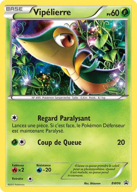 Snivy — Black & White Black Star Promos