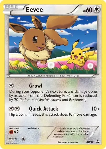 Eevee — Black & White Black Star Promos