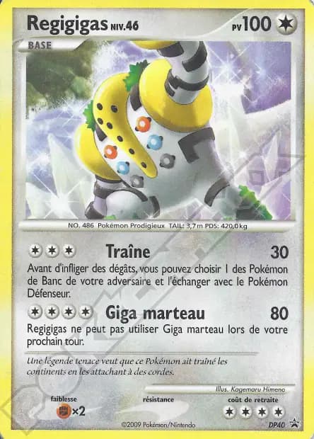 Regigigas — Diamond & Pearl Black Star Promos