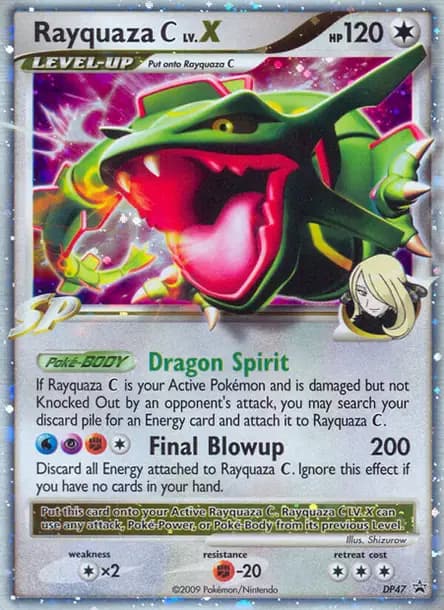 Rayquaza — Diamond & Pearl Black Star Promos