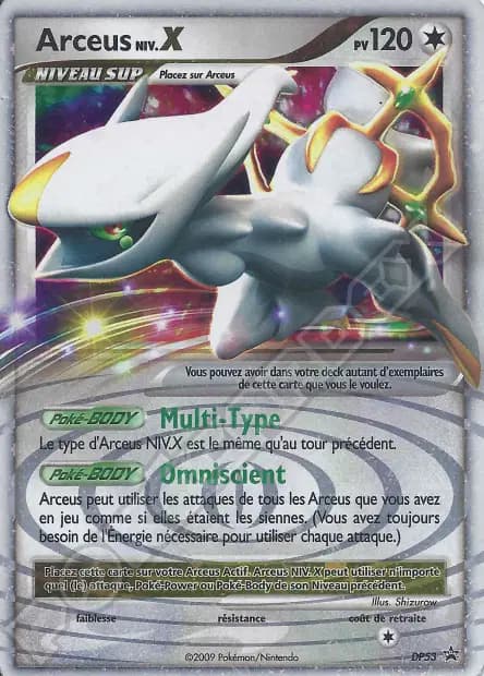 Arceus — Diamond & Pearl Black Star Promos