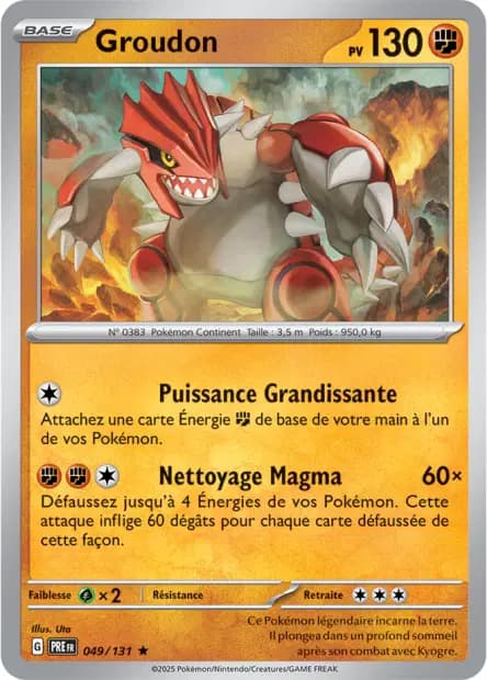 Groudon — Prismatic Evolutions