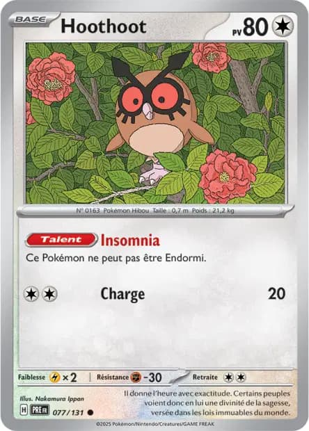 Hoothoot — Prismatic Evolutions