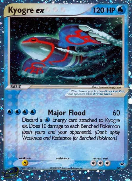 Kyogre — Nintendo Black Star Promos
