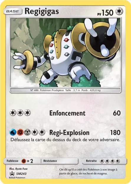 Regigigas — Sun & Moon Promos