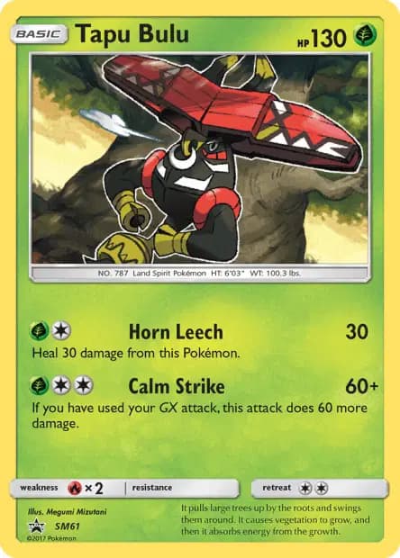 Tapu Bulu — Sun & Moon Promos