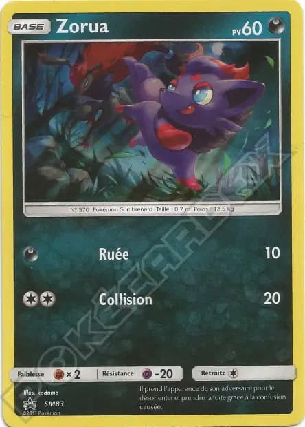 Zorua — Sun & Moon Promos