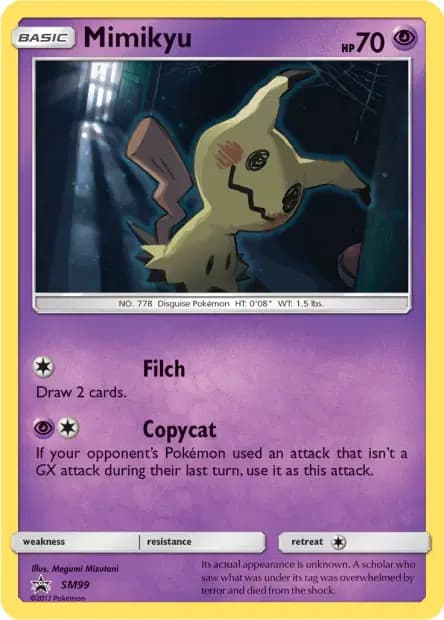 Mimikyu — Sun & Moon Promos