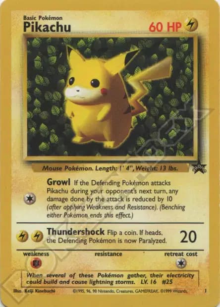 Pikachu — WotC Black Star Promos