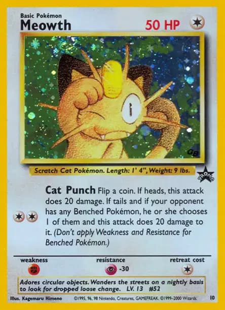 Meowth — WotC Black Star Promos