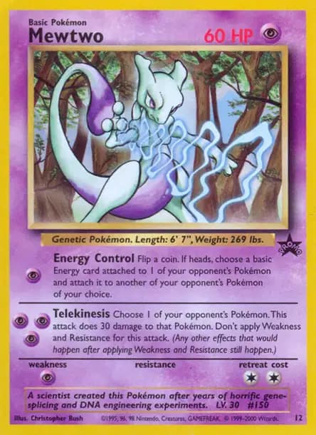 Mewtwo — WotC Black Star Promos