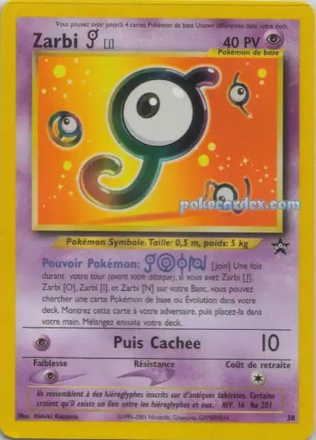 Unown — WotC Black Star Promos