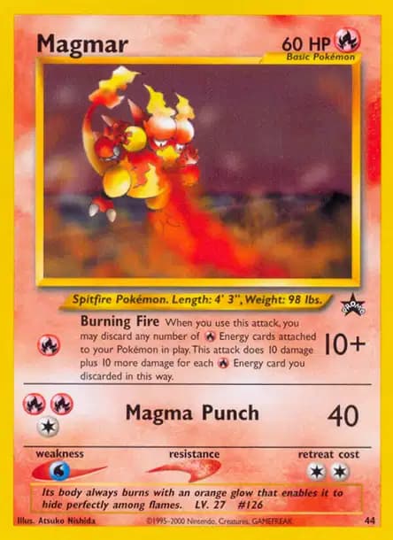 Magmar — WotC Black Star Promos