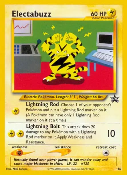 Electabuzz — WotC Black Star Promos